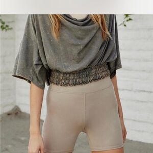 Free People FP Movement Hang Time High Waist Biker Shorts